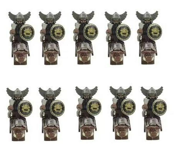 Roman Warrior Cavalry Series Minifigure Building Blocks Set (21 Pcs)