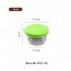 Portable Stainless Steel Sauce Cup with Leak-Proof Silicone Lid - Ideal for Outdoor Salads