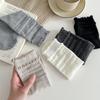 Female Autumn and Winter New Pure Cotton Double Fungus Side In The Tube Pile Socks