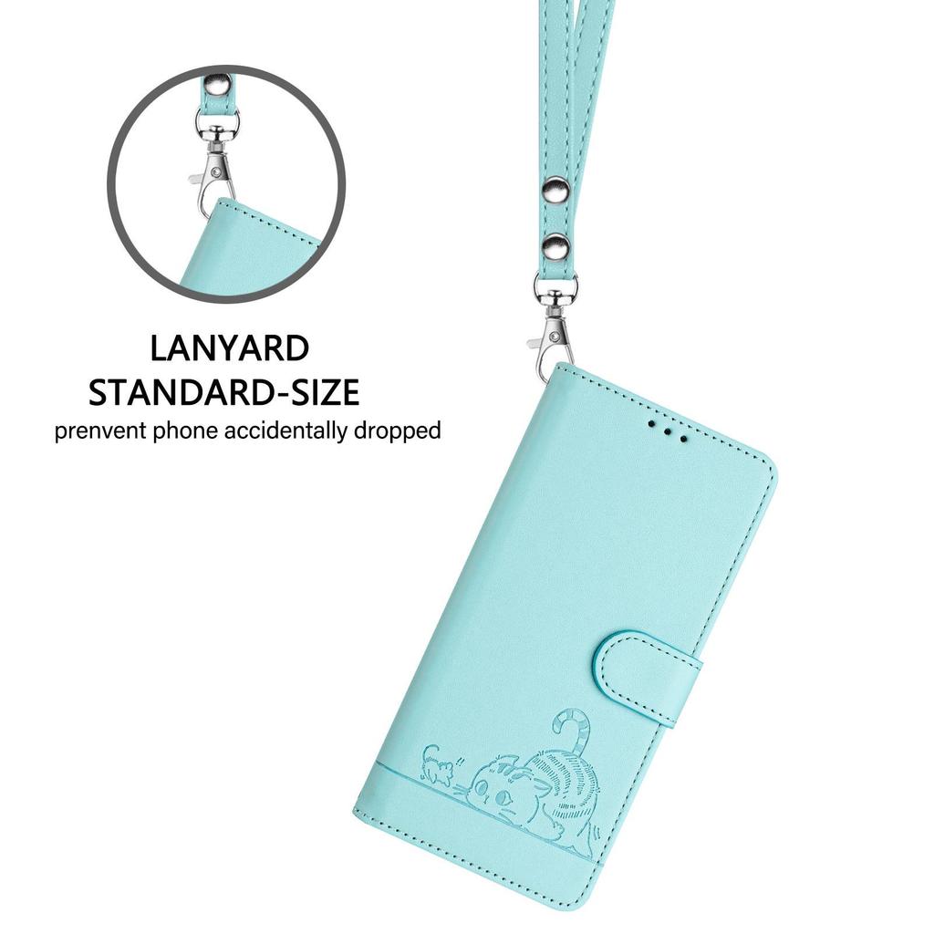 Anti-Diebstahl Leder Flip Wallet Hülle für iPhone 15 Pro Max, 13/14