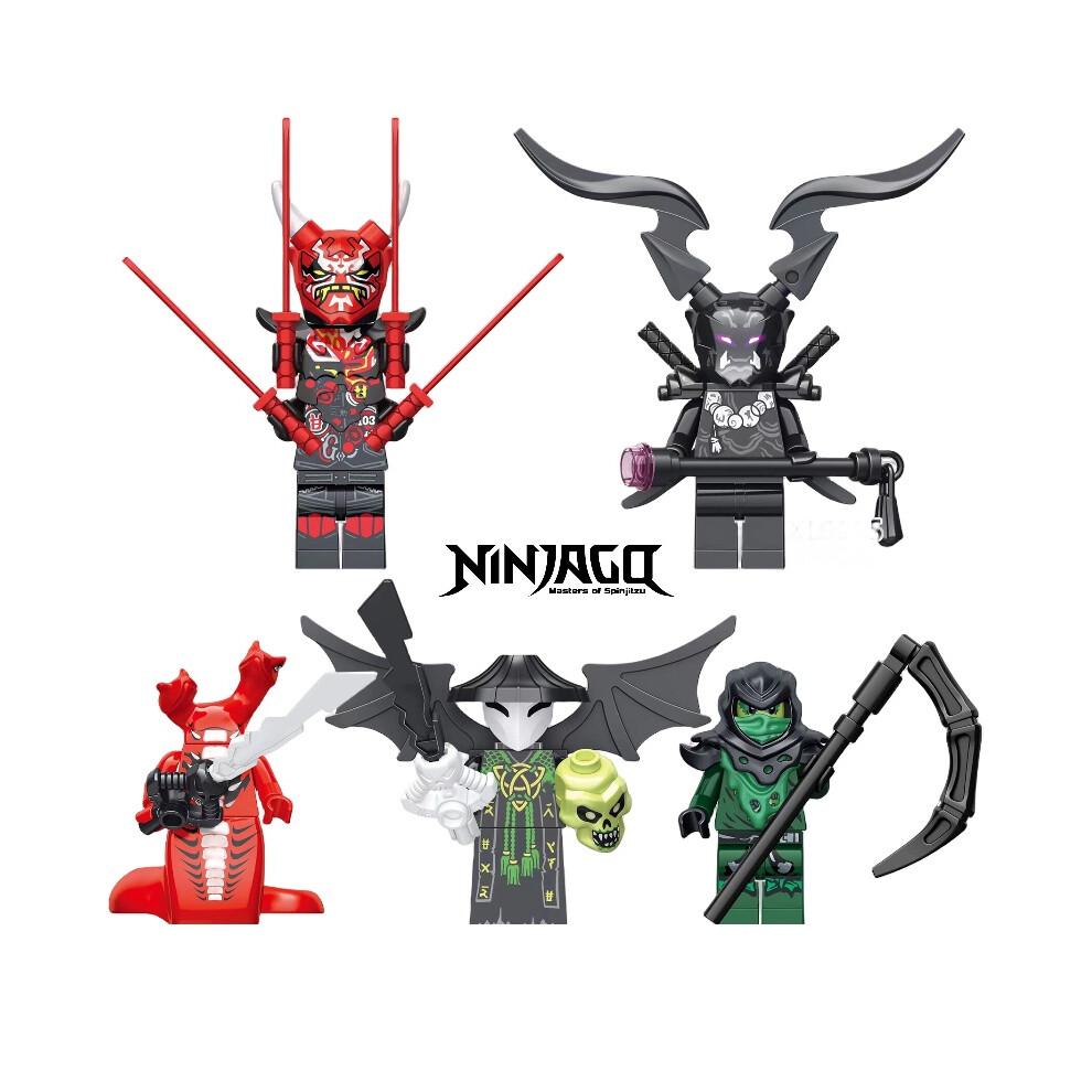 (Stil D)Ninjago Böser Lloyd Grüner Ninja Minifiguren Bausteine Kinder Puzzle Geschenk Spielzeug