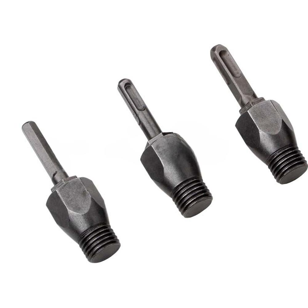 Adapter Kit for M22 SDS For Electric Hammer Drill Bits with Three Shank Types for Dry Wet Core Drilling and Wall Saws