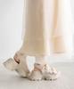 Randa Monogram Quilted Sport Sandals, Women's, Off-White, Size 23.5cm, ER33281