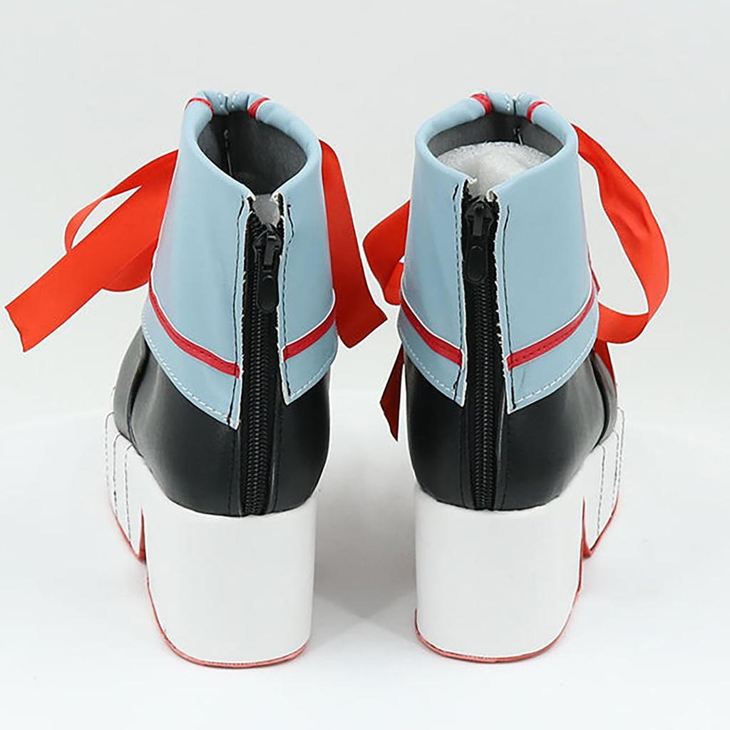 [Milky Time] Hololive Hyakki Ayame Cosplay Costume for Women, Halloween, Demon Girl Outfit, Nakiri Ayame (Boots)