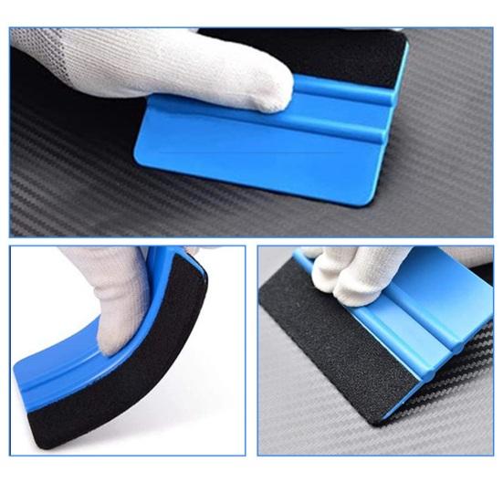 5Pcs Car Window Film Applicator Tool Professional Car Glass Tint Protective Film Felt Edge Squeegee Vinyl Wrap Scraper Installation Tool
