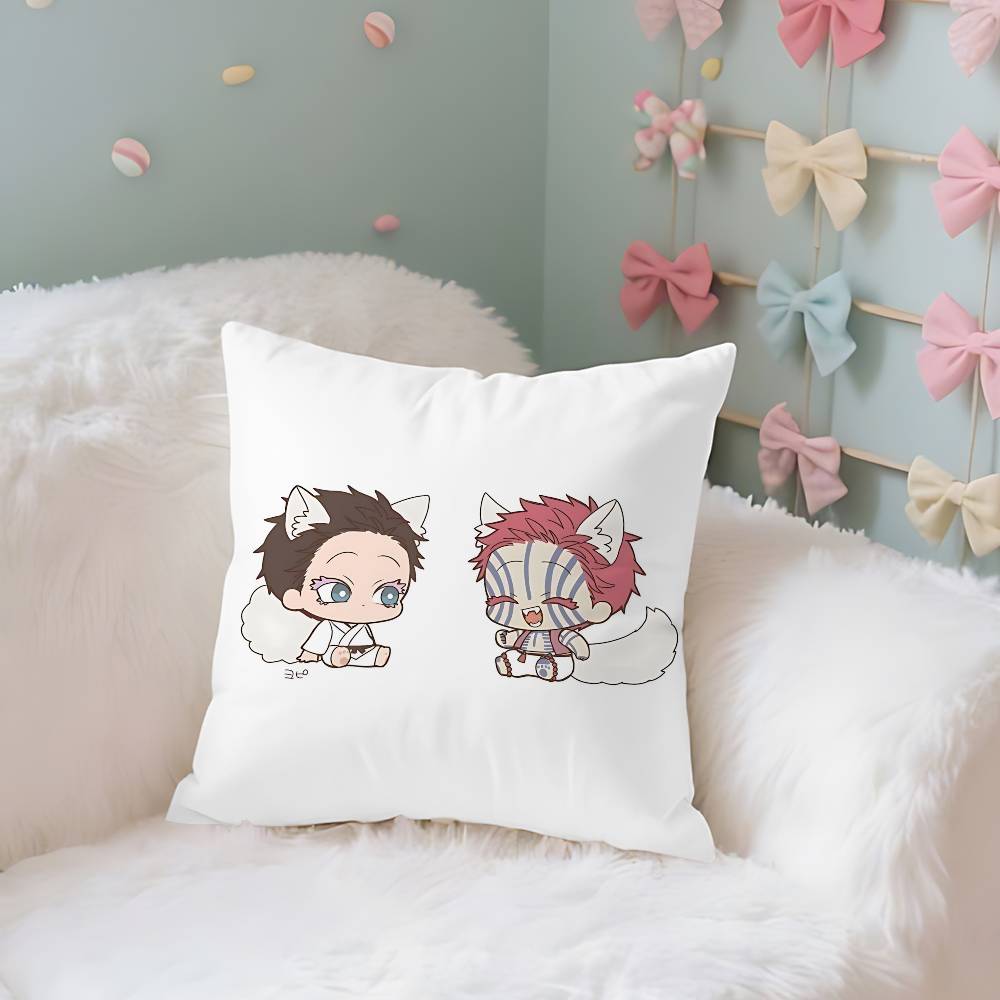 

AAkazas And KKoyukis Case Plush Fabric Soft Pillowcase Double Sided Print Cushion Cover Household Gifts 40x40CM(16x16in)