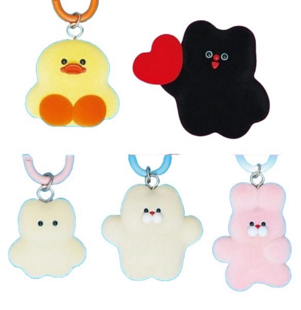 Qualia Nekohara Fun Friends Mascot Figures x Full Gachapon Capsule Toy Shoten's 5-Piece Set, Set,