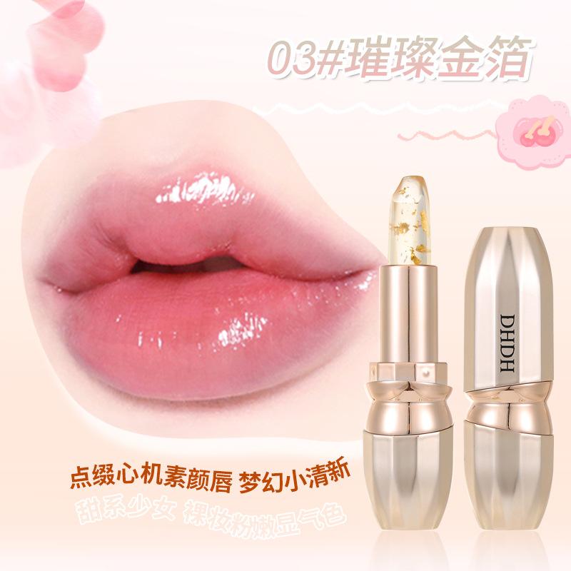 

Прозрачная желеобразная губная помада, меняющая цвет, увлажняющая, стойкая, антипригарная, не выцветающая, меняющая цвет, водно-глянцевая помада