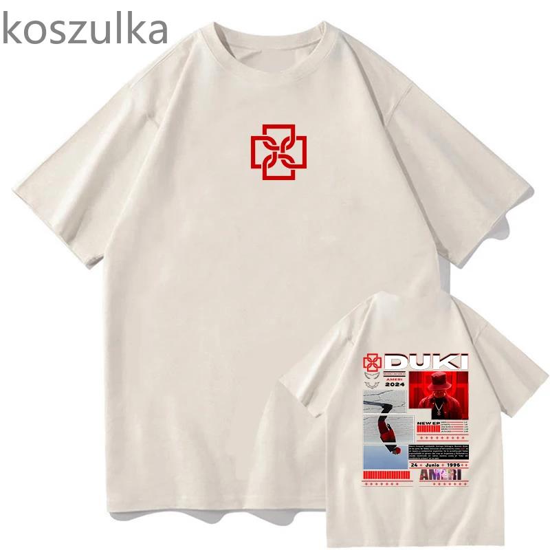 Duki Ameri Tshirts 2025 Fahsion UnisexUnisex Clothing Anime Unisex Clothes Cotton Short Sleeve Tops Graphic TShirt Vintage Clothes