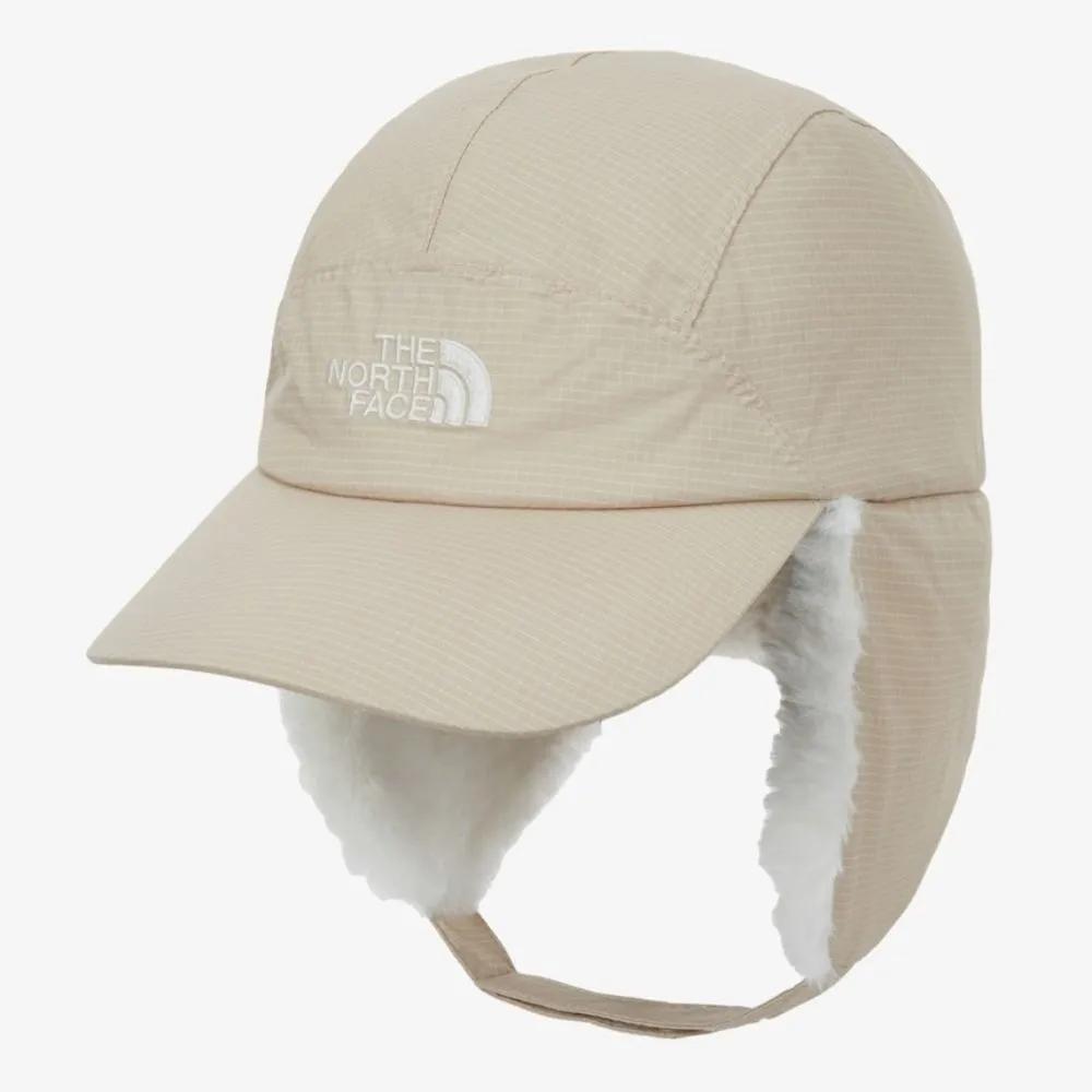 The North Face Chestnut Hat Winter Hat Trooper Hat Dryvent Earmuff Cap Beige M