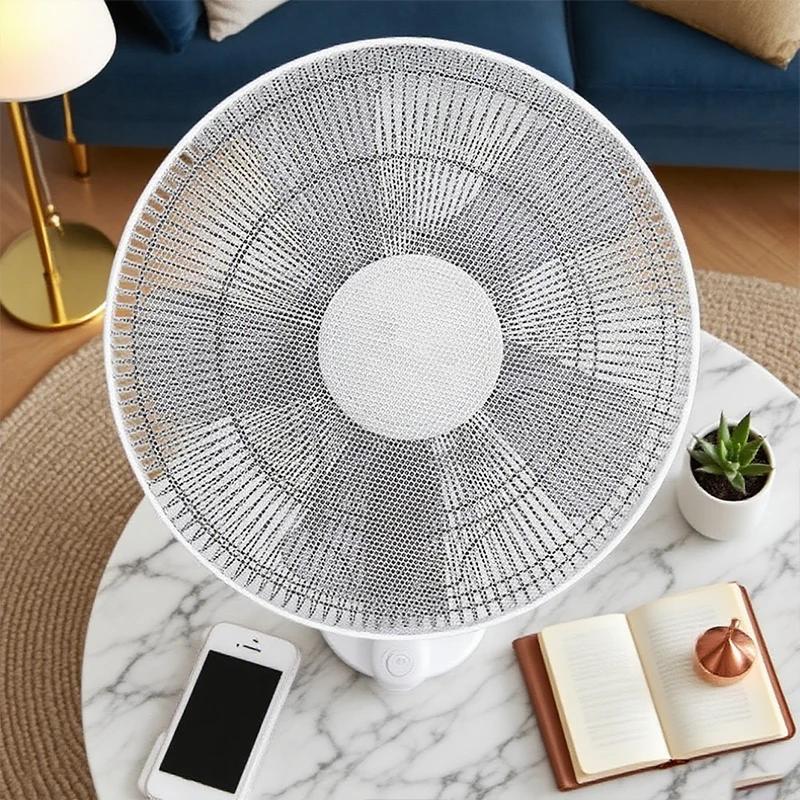 Mesh Fan Cover With Drawstring Fan Dust Cover Safety For Baby Finger Protector Kids Finger Guards Nylon Mesh Nets Summer Home