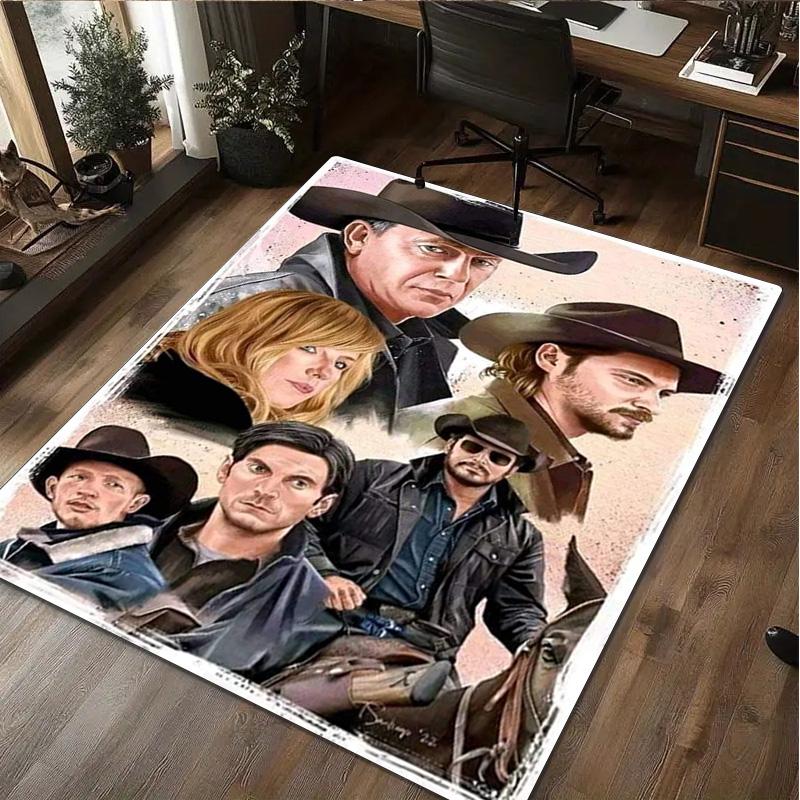 Dutton Ranch Carpet Office Decorative Carpet For Living Room Bedroom Door Mat Floor Rug Computer Chair Area Rug perfect holiday gift