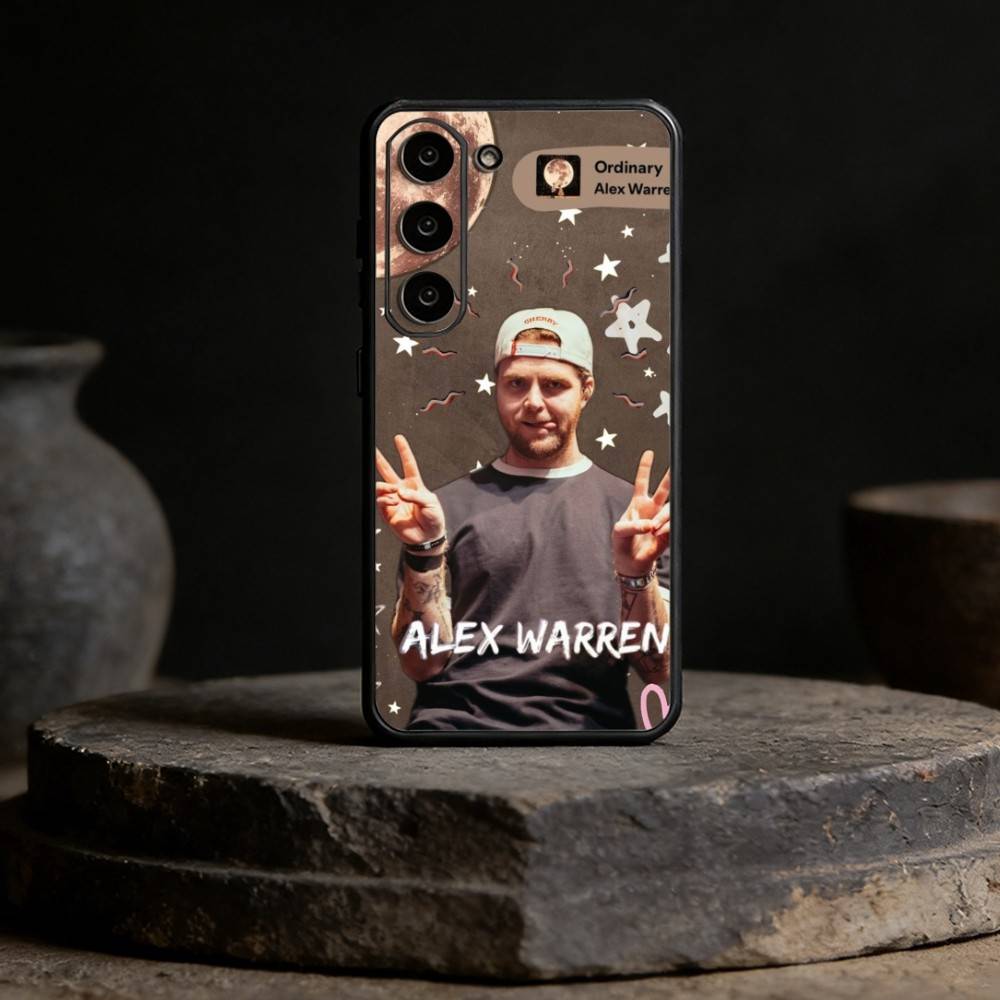 A-Alex W-Warren Singer FUNNY Magnetic Phone Case For Samsung Galaxy A91,80,73,72 ,71,53,52,32 ,31,22,21s,20,Soft Black Case