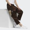 Adidas Originals Side Color Block Pocket Nine-Point Cargo Knit Sports Pants Women Pants Coffee HK0487
