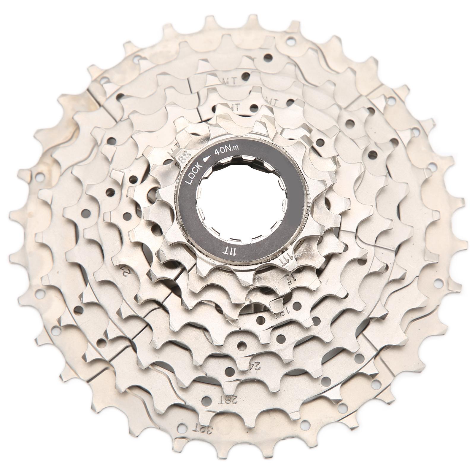 Bike Freewheel 8 Speed 11?32T Wear Resistance No Deformation Fast Accurate Convenient Bicycle Accessory
