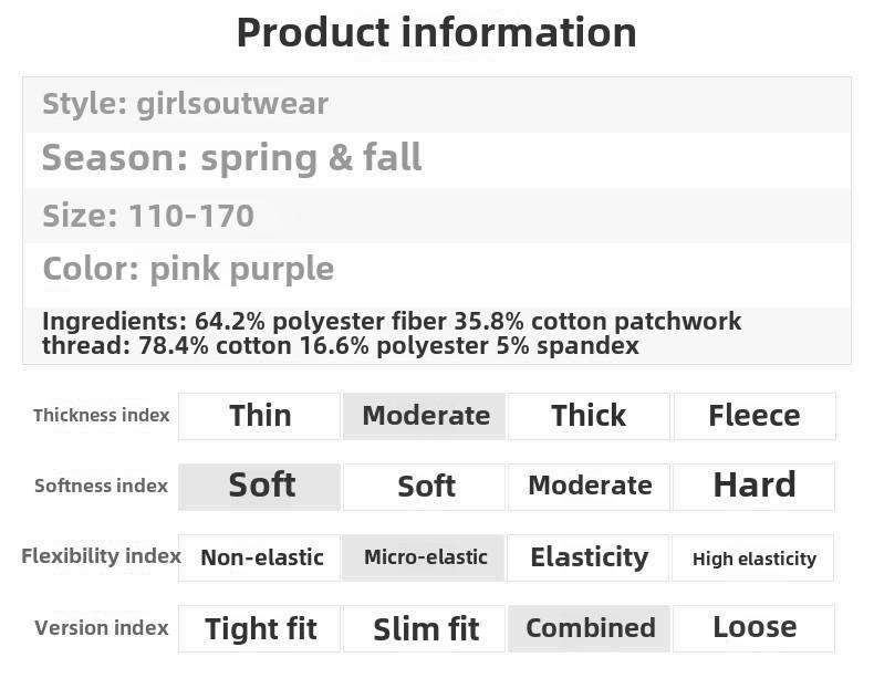 Girls' Stylish Baseball Jacket - Thick, Warm Velvet for Spring & Autumn