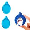 Round Shape Pendant Epoxy Resin Molds Keychain Making Silicone Mould Creative Keychain Molds