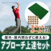 Golf Practice Mat & 20 Ball Set - Rotation Check, Continuous Shots, Approach, Swing, Indoor/Outdoor Practice Range