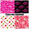 12 pieces of pink Mother’s Day material package DIY holiday congratulations children’s handbook DIY tailoring photo album material