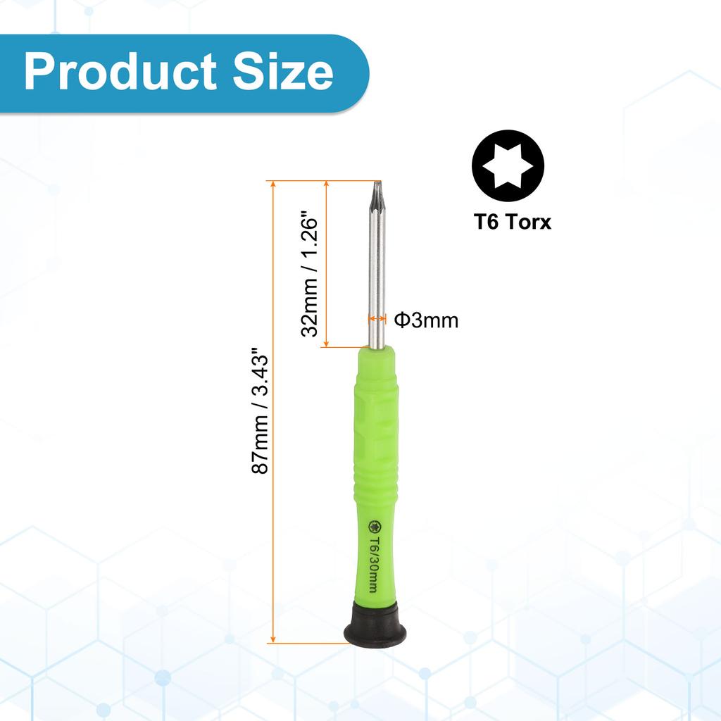 2/5/10pcs PH1.2-PH2 SL1.5 SL2 Mini Torx Phillips Y Type Five Star Head Slotted Screwdriver 3mm Shank Small Appliances Repairs
