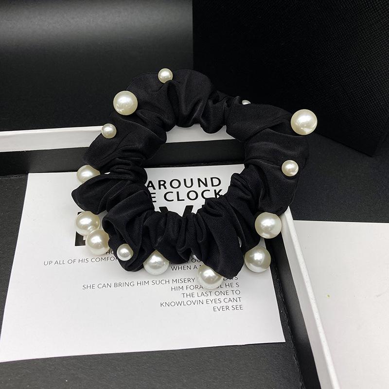 French Elegant Pearl Hair Tie: Versatile High-Grade Ponytail Accessory
