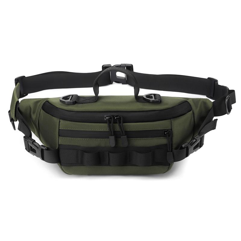 Bolsa de Cintura Esportiva Masculina Multifuncional Bolsa Transversal Bolsa de Peito