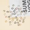 Open Jump Rings for DIY Jewelry: Single Loop O-Ring Connectors for Bracelets and Necklaces