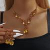 Latest Stylish Design Fancy Crystal Necklace Jewellery Set for Women | Trendy Celebrity Inspired Jewellery