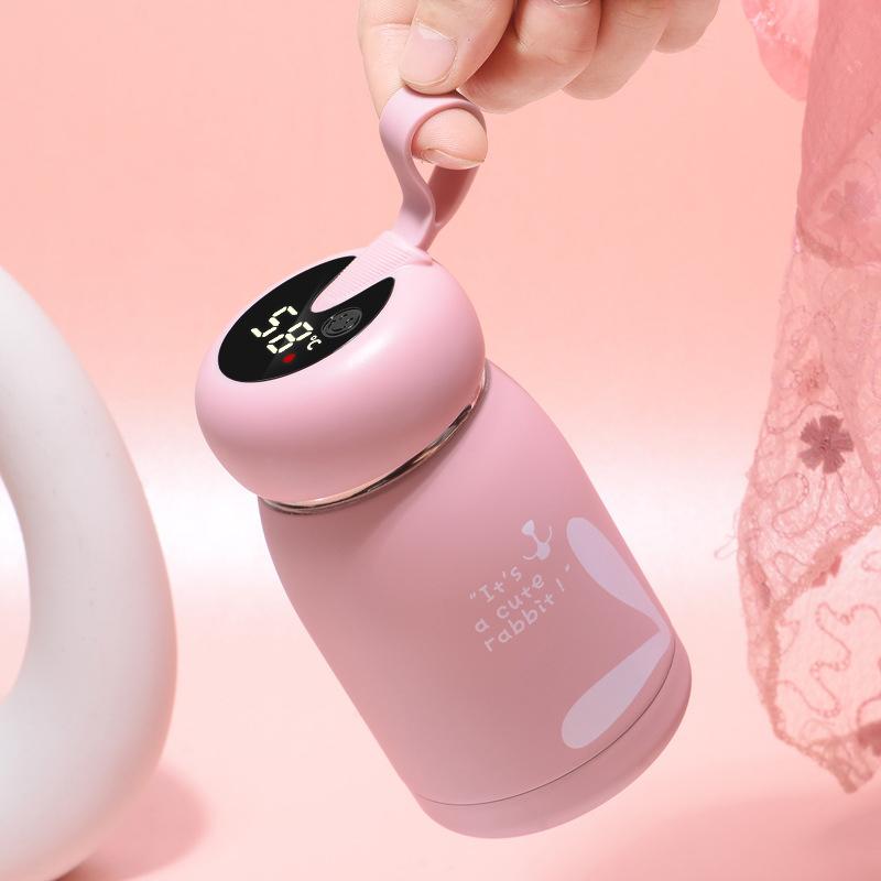 320ml Stainless Steel Thermos Water Bottle For Children Smart  Insulation Cup Temperature Display Thermal Mug Insulated Bottle