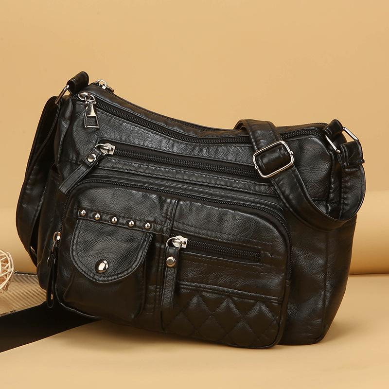 Four Seasons Small Square Bag Multi-compartment Large-capacity Women's Single-shoulder Bag Crossbody Bag