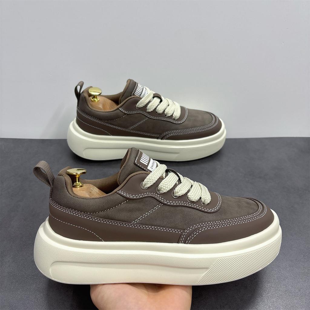 Men's spring and autumn casual sports trend versatile height increasing board shoes soft soled fashionable trendy shoes