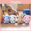 Adorable Plush Milk Tea Cup Keychain Soft Cartoon Animal Bag Ornament