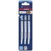 Bosch Accessories 2608900550 LAME de scie sauteuse EXPERT « Wood 2-side clean » T 308 B, 3 pièces 3 pc(s)