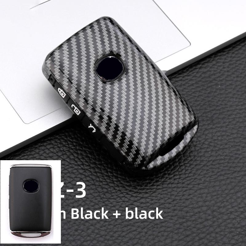 Carbon Fiber+Silicone Car Key Cover Case For Mazda 3 Alexa CX-30 CX30 CX5 CX 5 CX-5 CX8 CX9 CX4 2019 2020 Keychain  Accessories
