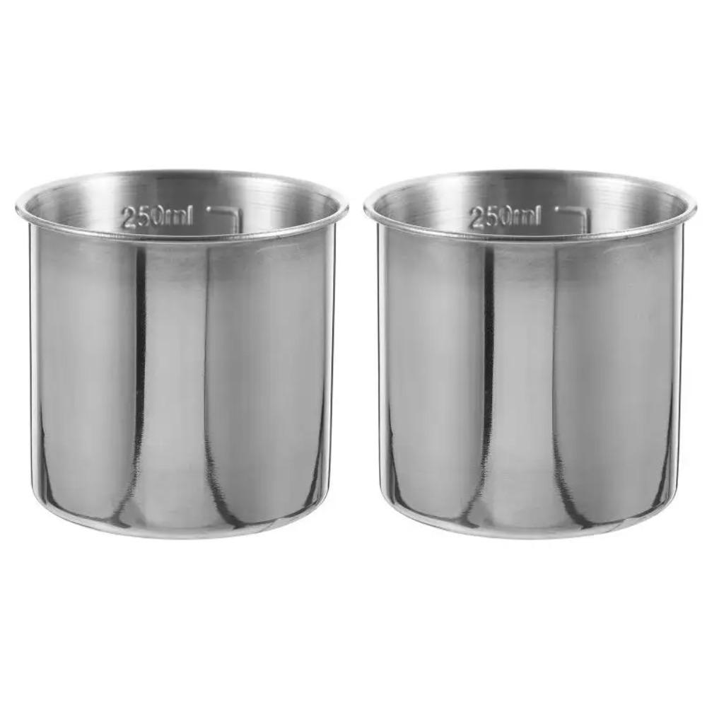 250/350ML Measuring Holder with Scale Rice Container Cups Stainless Steel Measuring Cup  Laboratory