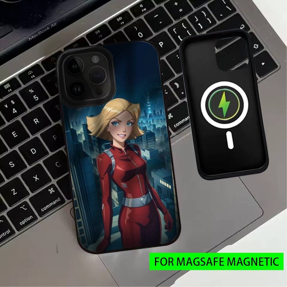 Cool gIrl T-Totally S-Spies Phone Case For iPhone17,16,15,14,13,12,11 Plus,Pro Max Magnetic For Magsafe Wireless Charging iPhone11PRO