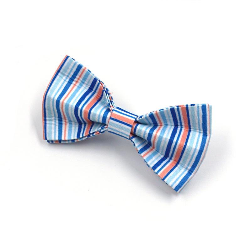 

Miha Boss Striped Print Pet Harness Set with Collar, Leash, Bowtie, and Poop Bag Small