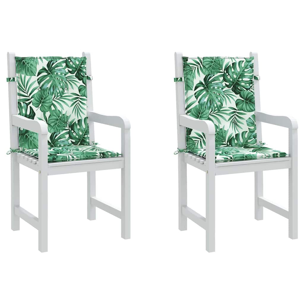 Back Support Cushion Leaf Pattern 2 Pcs Leaf Pattern 100 X 50 X 3 Cm
