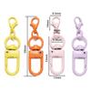 Colorful Lobster Clasp Hooks Keychain With Lobster Matel Clasps For DIY Jewelry Making Dog Buckle Neckalce Accessories 5-10pcs