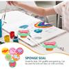 NUOBESTY Kids Painting Sponge 6Pcs EVA Paint Stamper Ocean Animal Pattern Sponge Painting Shapes Early Learning Finger Paint Sponge Craft Drawing