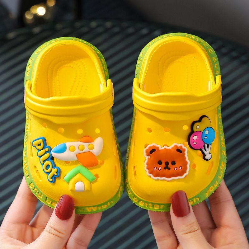 

Children s Slippers Summer Boys and Girls Cartoon Cute Anti-Slip Open-Toe Clogs Infant Toddler and Big Kids Sandals 18