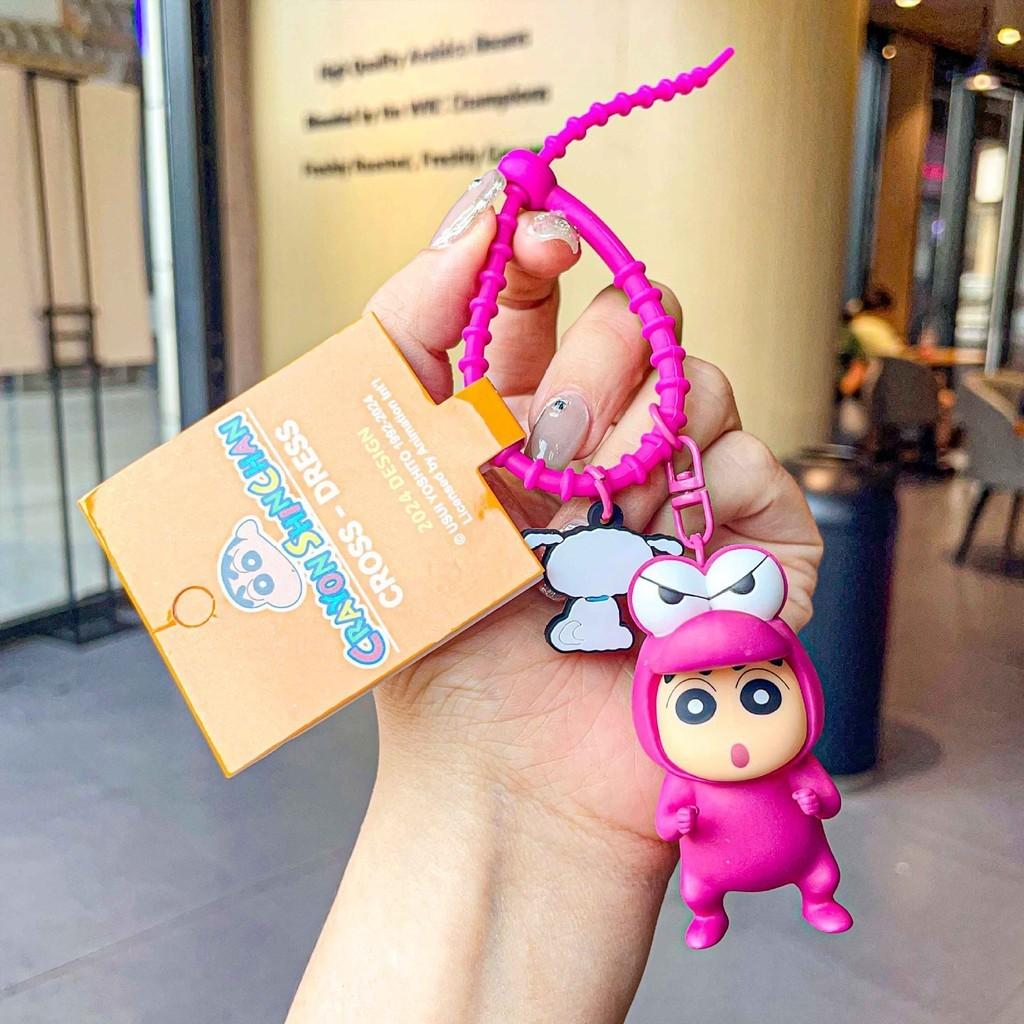 

Crayon Adorable Shinchan Keychain Silicone Figure Bag Charm For Kids Adults And Crocodile
