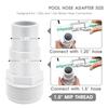 Swimming Pool Tube Set Hose Connectors Plastic Texture Replacement Adapter Easy Connection Professional Hose Fittings