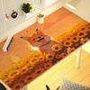 1pcs Silicone Cartoon Desk Mat for Elementary School Students To Study, Writing Desk, Leather Tablecloth