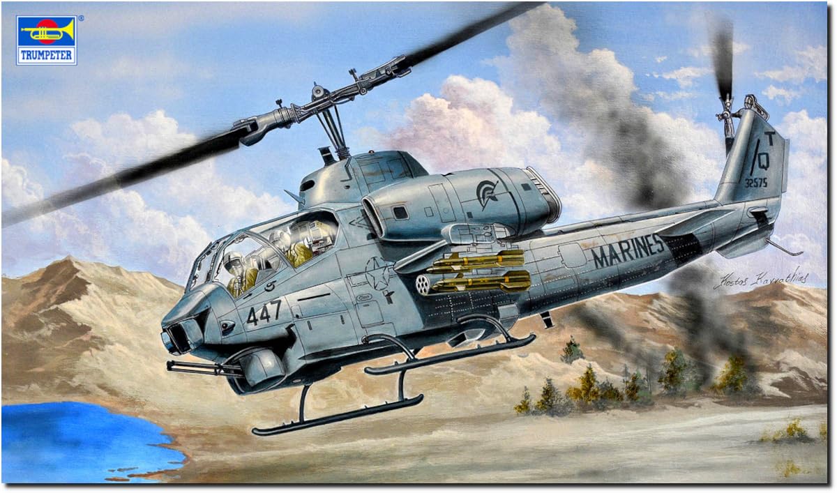 

Trumpeter 1/35 AH-1W Super Cobra Пластиковая Модель 05116 (Вертолет)