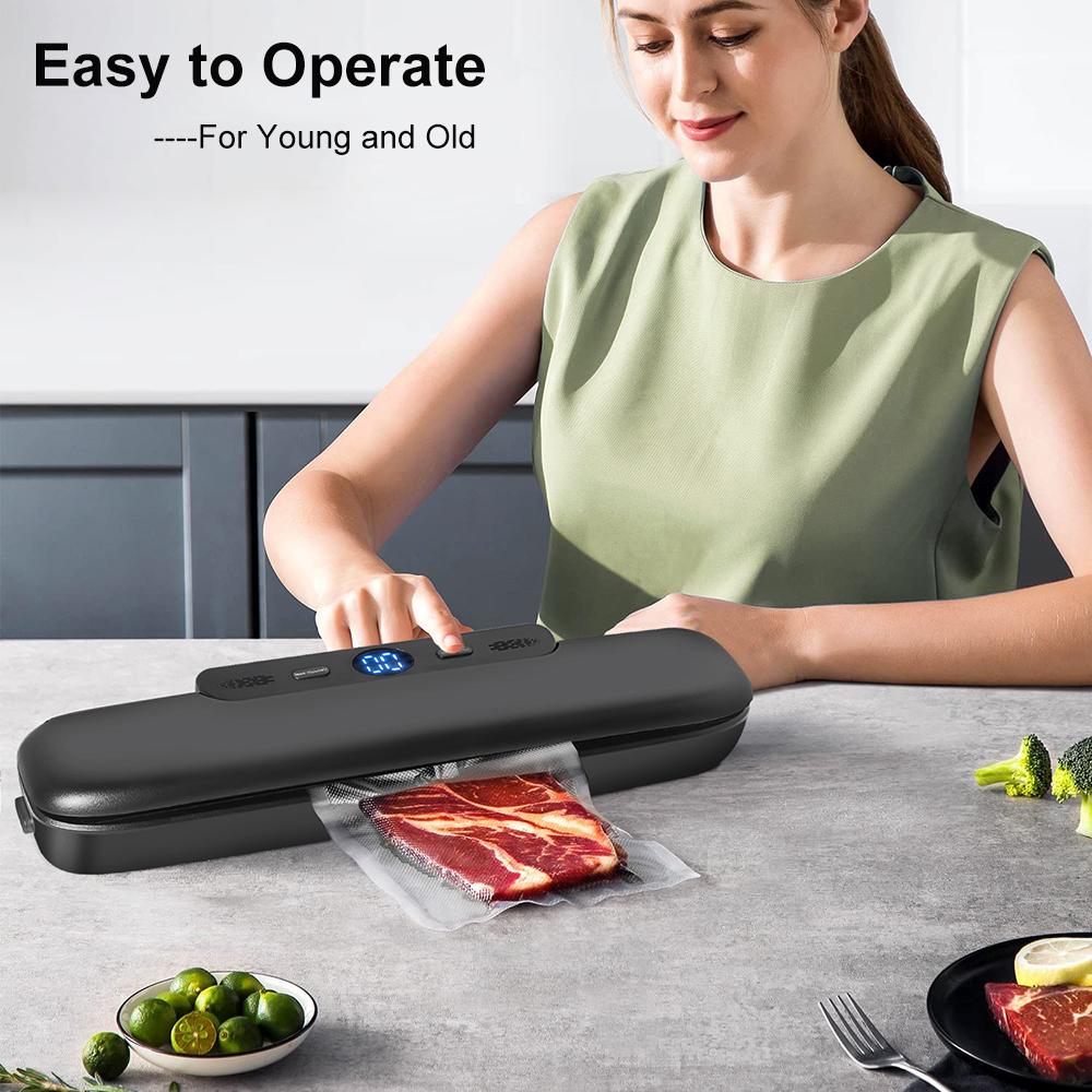 1PCS Vacuum Sealer For Food Vacuum Packaging Machine 220V Automatic Household Food Vacuum Sealing Including 10pcs Bags Z-21 Sealers