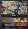 Multifunctional Portable Outdoor Folding Tool: Knife, Scissors, Screwdriver for Camping, Mountaineering, and Car Emergencies.