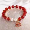 Natal Agate  Beaded Blessing Good Meaning Jewelry Pearls Give Girls New Gifts Jewelry