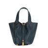 [New] High-quality First-layer Cowhide Niche Vegetable Basket Handbag Female, Genuine Leather Large-capacity High-end Bucket Bag