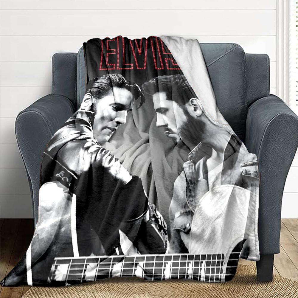 Elvis Presley Blanket Soft Warm Cozy Suitable For Office Bed Office Chair For All Occasions Stylish Decor Gift For Travel Home Birthdays